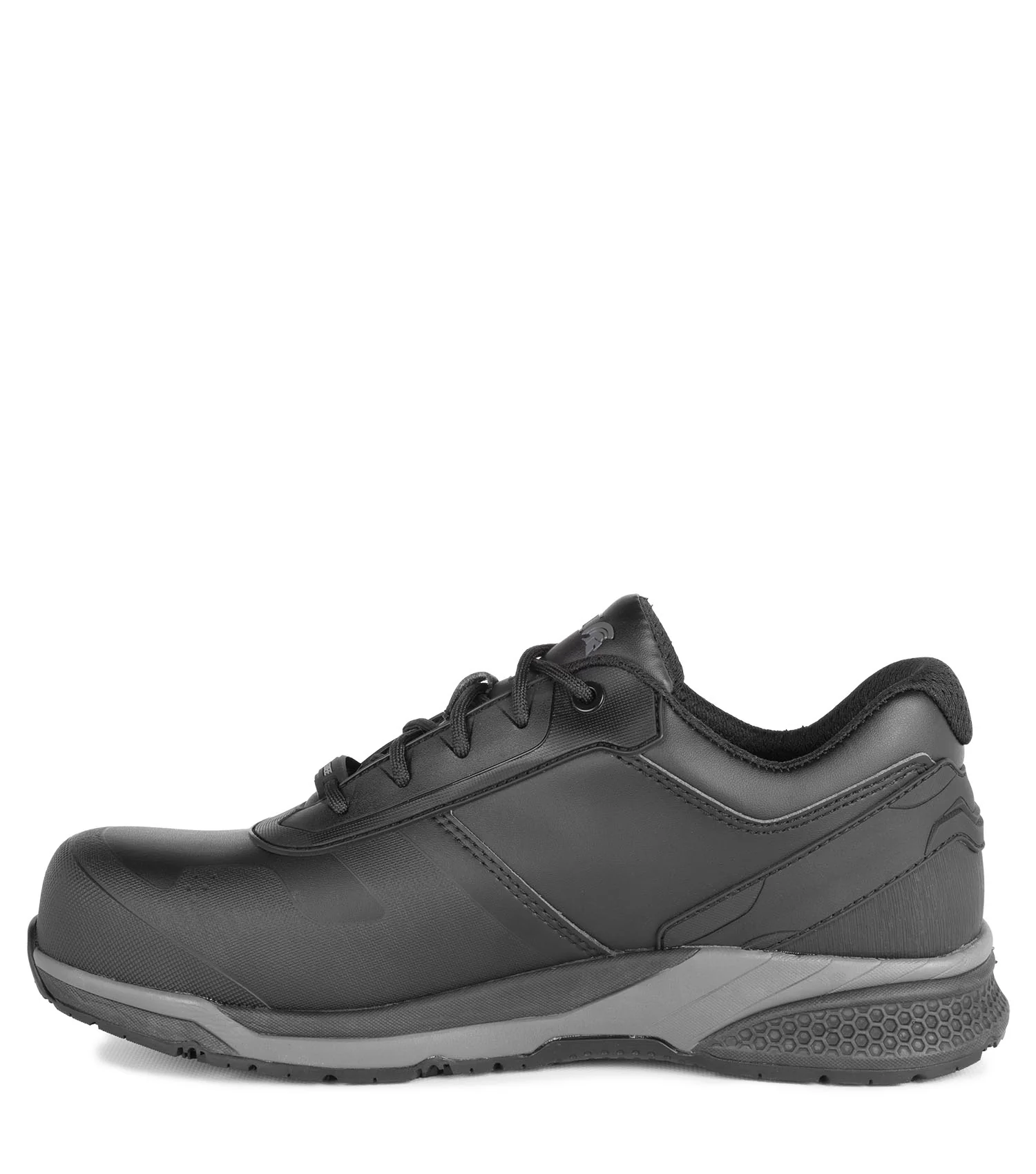 Elite, Black | Vegan Microfiber Metal Free Athletic Work Shoes - Image 3