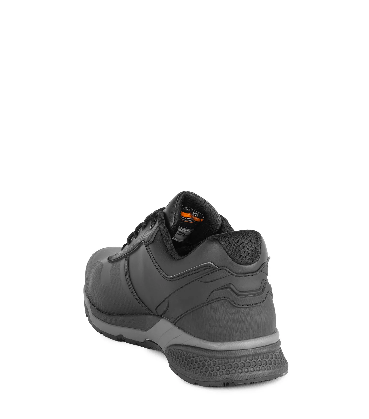 Elite, Black | Vegan Microfiber Metal Free Athletic Work Shoes - Image 4