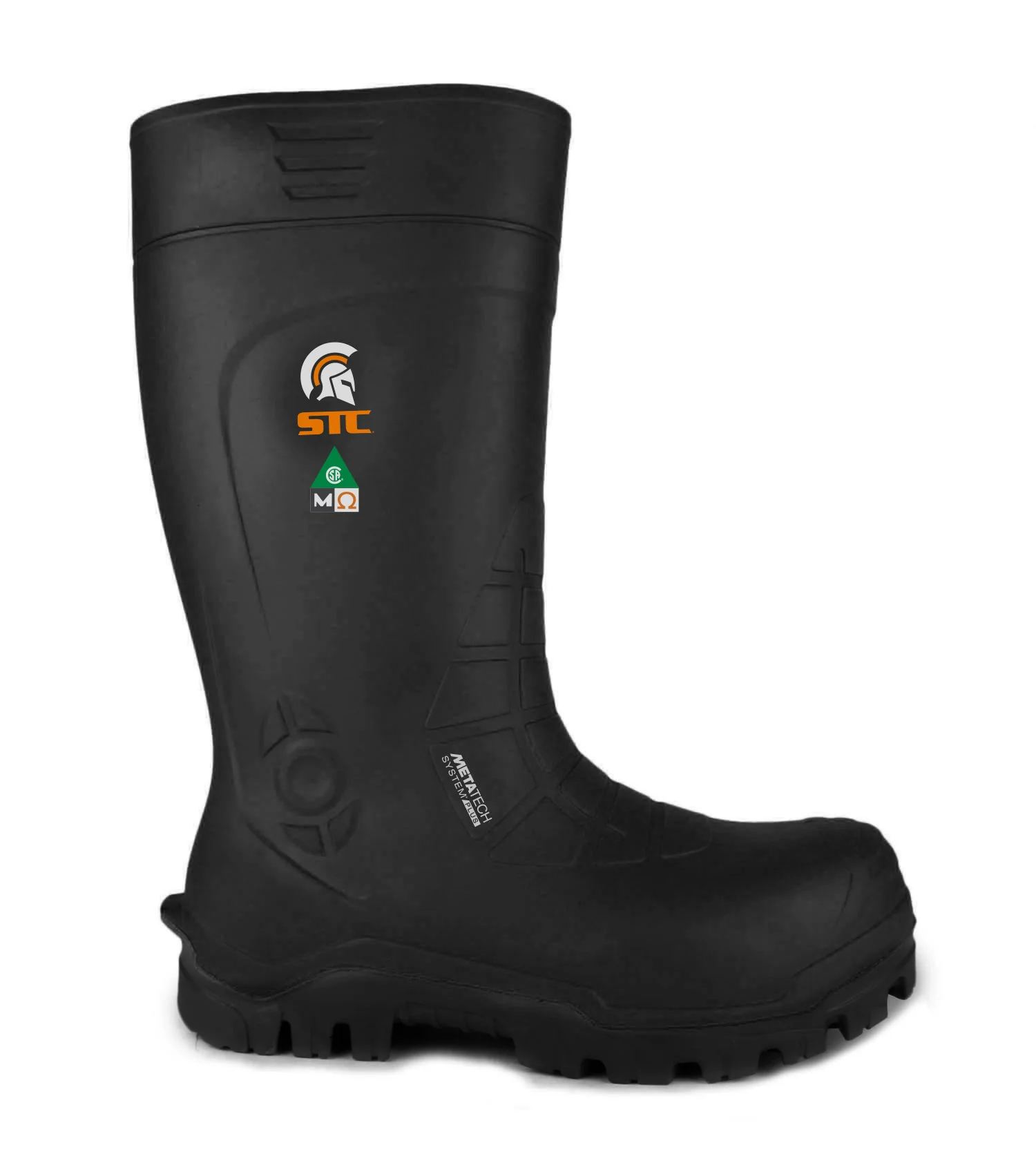 Golden, Black |15'' PU Work Boots | Metguard Protection - Image 2