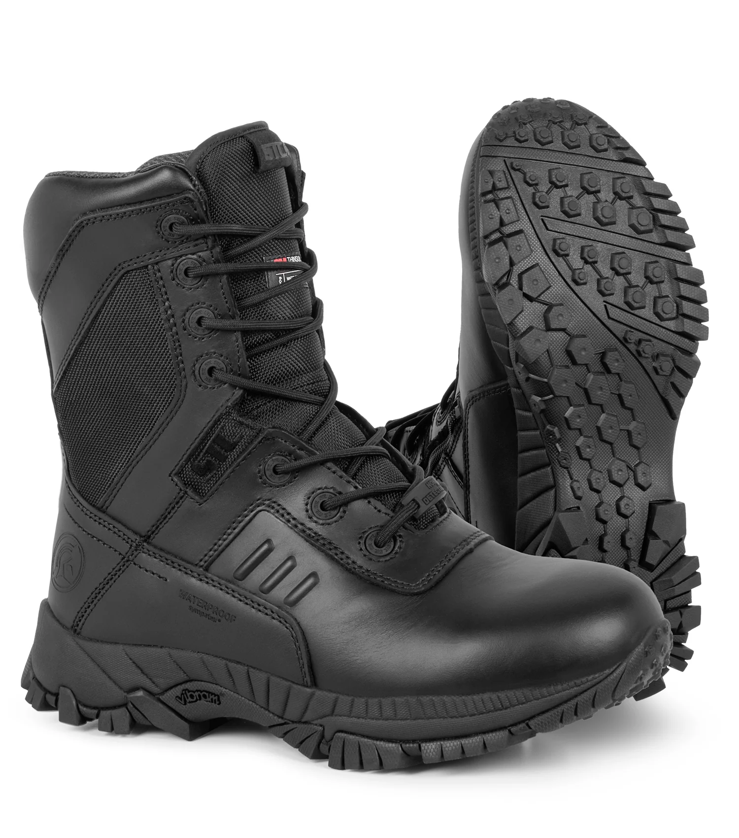 Tactik Soft Toe 200, Black | 8" Waterproof Tactical Boots | 200g