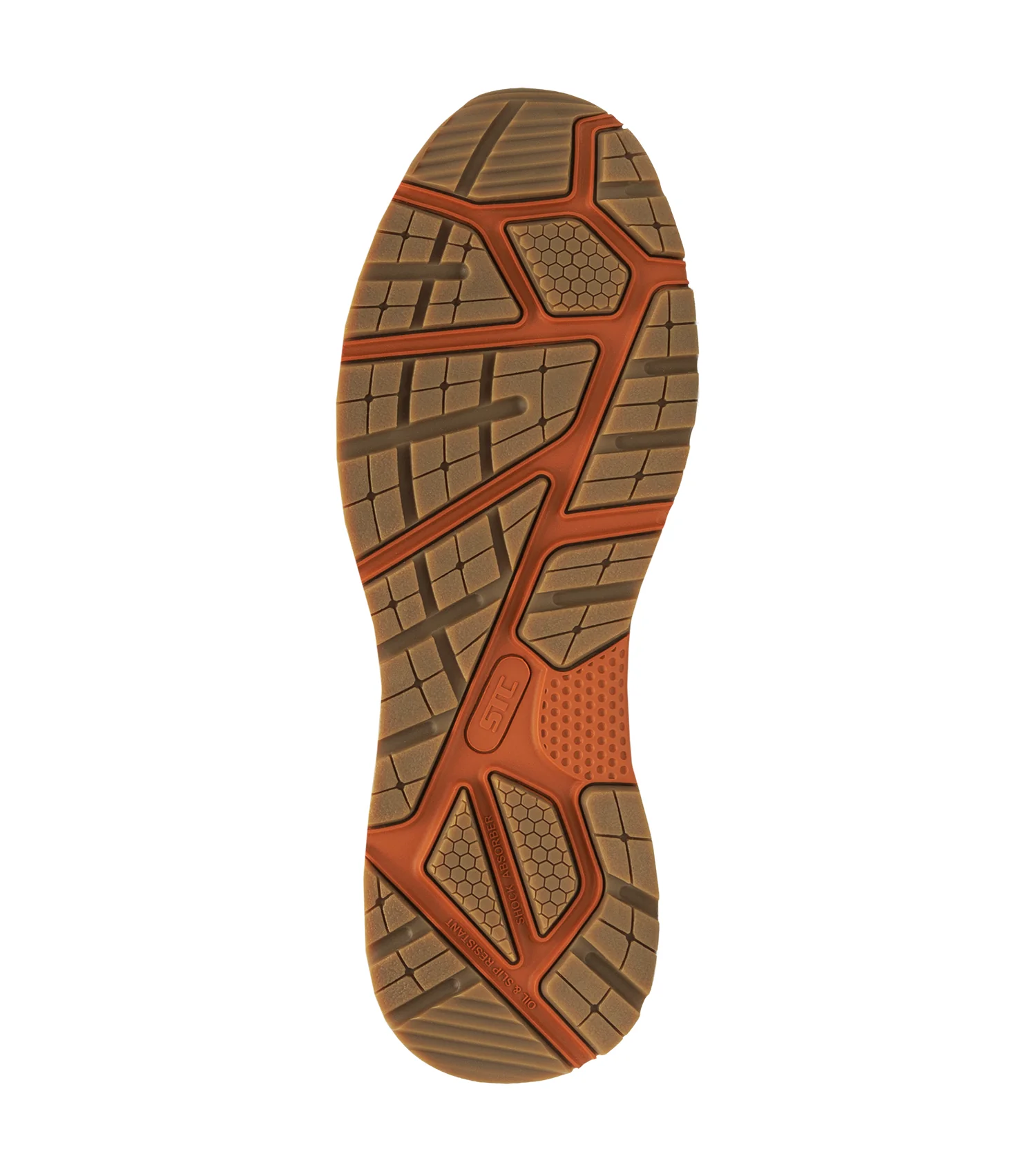 Trainer, Black & Chestnut | Athletic Metal Free Lightweight Work Shoes - Image 5