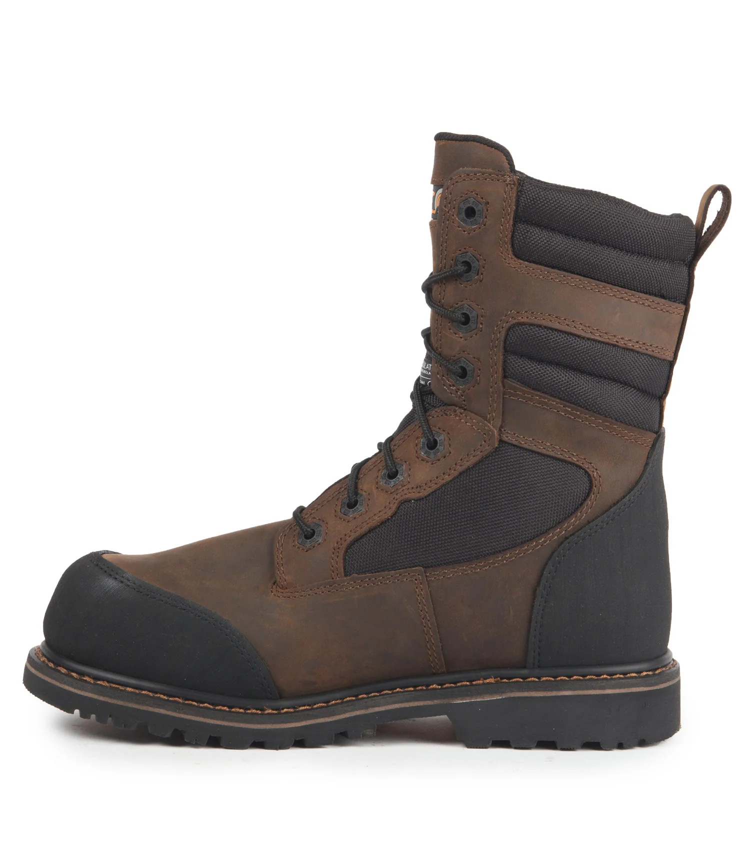 Whiskey Jack, Brown | 8” Leather & Nylon Waterproof Work Boots - Image 3